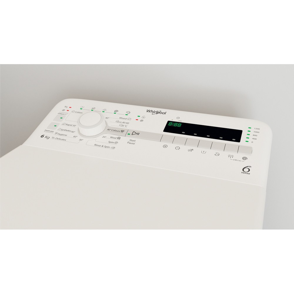 Whirlpool TDLR 6240SS EU/N felültöltős mosógép - ELECTROVILÁ