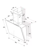 Whirlpool WHVS 91F LT DP K kürtős elszívó