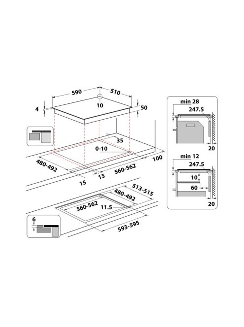 Whirlpool WS Q2160NE indukciós főzőlap