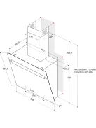Whirlpool WHVP 62F LT SK kürtős elszívó