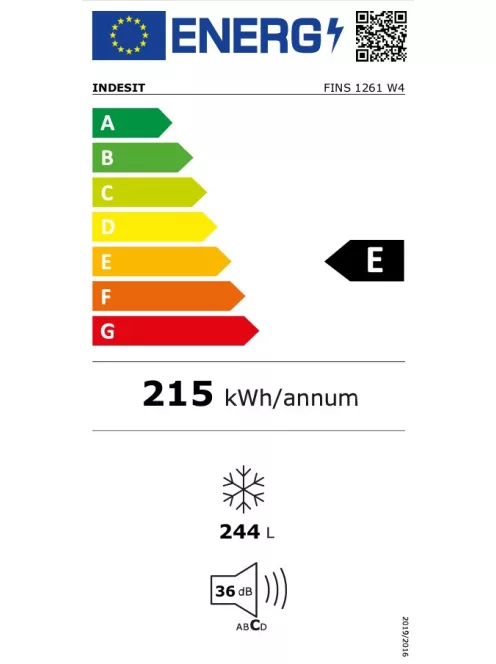 Indesit FINS 1261 W4 fagyasztószekrény