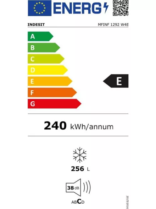Indesit MFINF 1292 W4E fagyasztószekrény