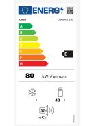 Candy CHASD4351EBC minibár hűtőszekrény