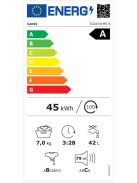 Candy TCA474TM5-S felültöltős mosógép