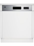 Beko BDSN153E3X beépíthető mosogatógép