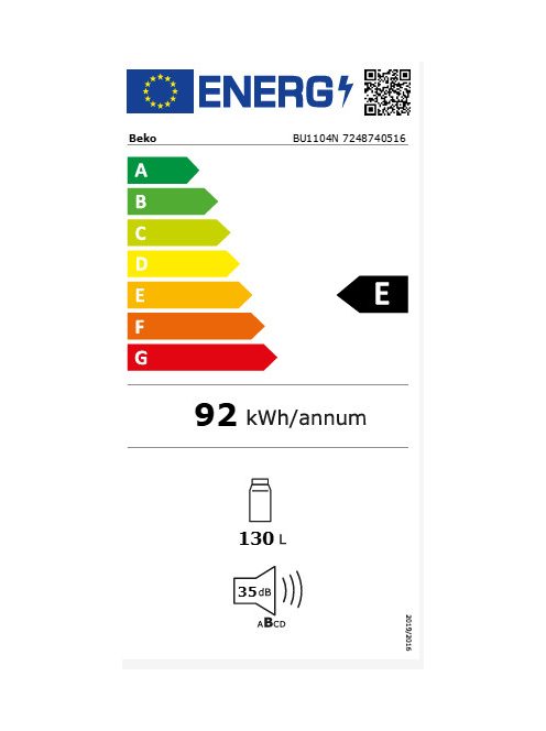Beko Bu1104N Beépíthető Hűtő