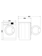 Indesit IM 762 MY TIME EE elöltöltős mosógép