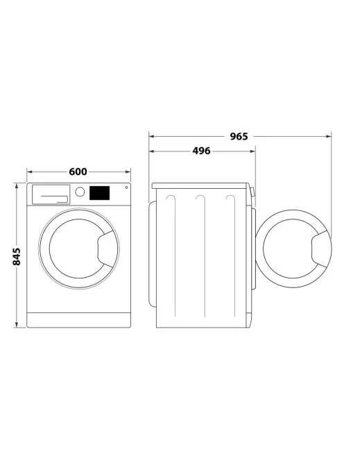 Indesit IM 762 MY TIME EE elöltöltős mosógép
