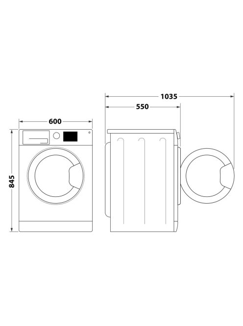 Indesit IM 864 MY TIME EE elöltöltős mosógép