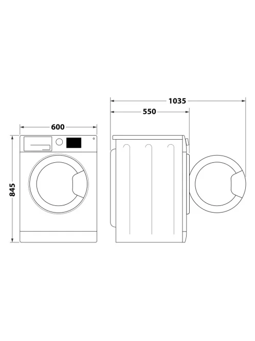 Indesit IM 864 MY TIME EE elöltöltős mosógép