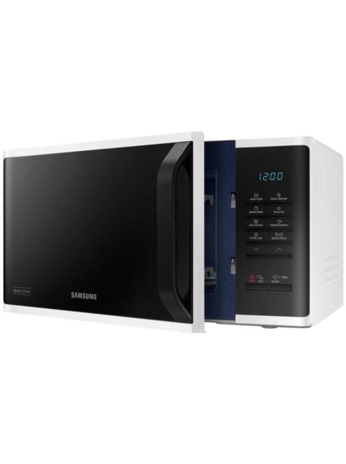 Samsung Ms23K3513Aw/Eo Mikrohullámú Sütő, Kerámia Bevonatú Sütőtér, Digitális Vezérlés, Eco Üzemmód, Samsung Design