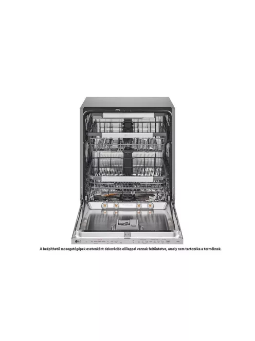 LG DB475TXS QuadWash™ beépíthető gőzös mosogatógép