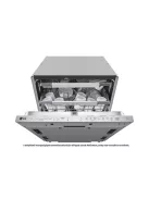 LG DB475TXS QuadWash™ beépíthető gőzös mosogatógép