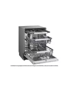 LG DB475TXS QuadWash™ beépíthető gőzös mosogatógép