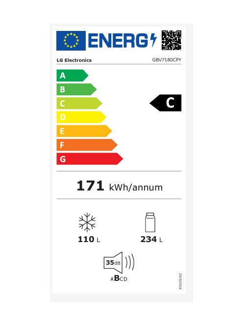 Lg Gbv7180Cpy Alulfagyasztós Hűtő