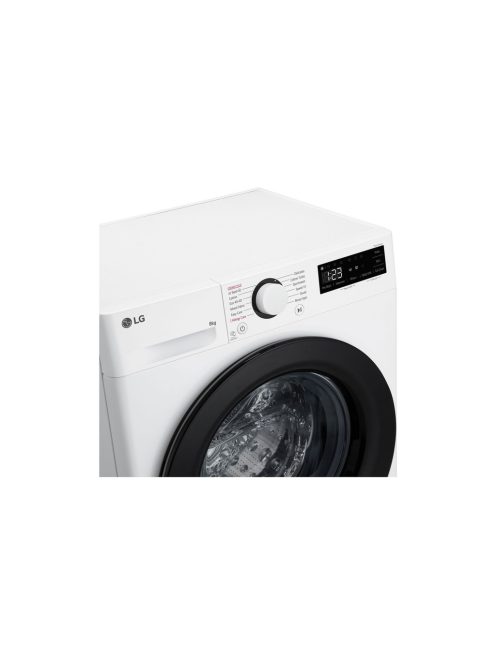 LG F2WR508SBW 8kg, max. 1200 ford./perc, Keskeny Gőzmosógép, AI DD™