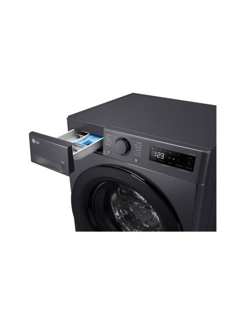 LG F2WR508SBM 8 kg, max. 1200 ford./perc, Gőzmosógép