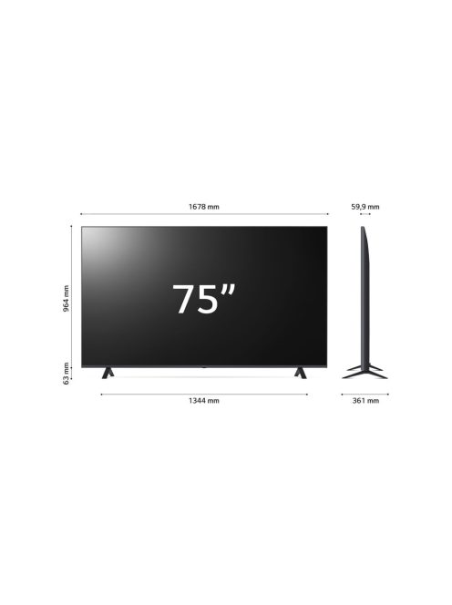 LG 75UR78003LK.AEU UHD UR78 75 colos, 4K Smart TV