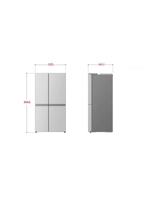 Lg Gsjv91Mcae Side By Side Hűtő