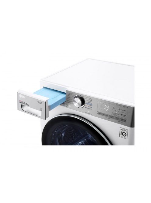 Lg RH90V9AV2QR 9 Kg, Eco Hybrid™ Dual Inverter Hőszivattyús Szárítógép Wifi Funkcióval