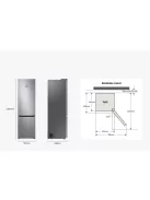 Samsung Rb34C670Dsa/Ef Alulfagyasztós Hűtő