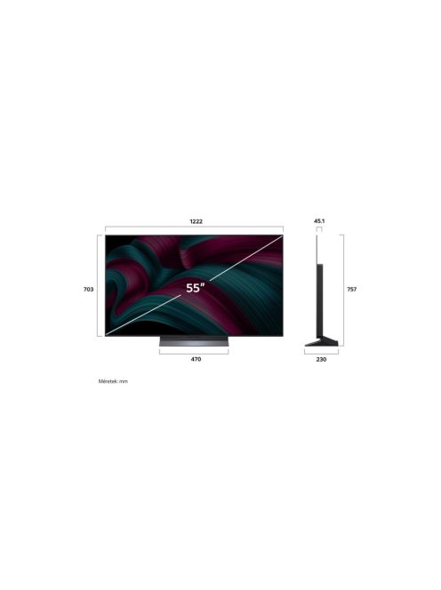 LG OLED55C51LA 55 colos LG OLED evo AI C5 4K Smart TV 2025