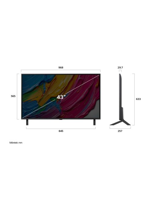 LG 43QNED80A3A 43 colos QNED AI QNED80 4K Smart TV 2025
