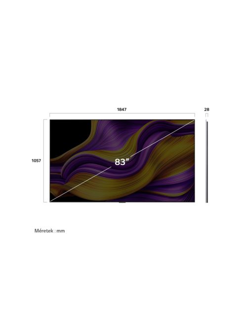 LG OLED83G51LW 83 colos OLED evo AI G5 4K Smart TV 2025