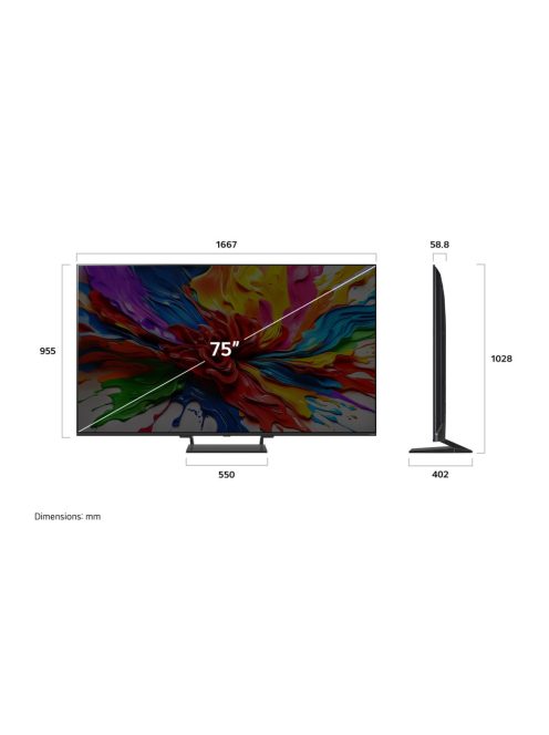 LG 75QNED93A6A 75-colos LG QNED evo AI QNED93 4K Smart TV 2025