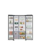 Samsung  RS70F65QETEO Side-by-Side hűtőszekrény AI Energia üzemmóddal 659 L, matt metál